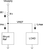 Figure 1. Block diagram of the 3-terminal series voltage reference.